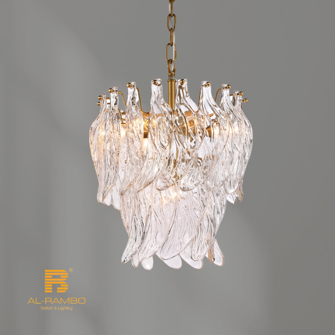 glass chandelier