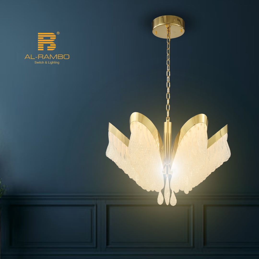 elegant chandelier hanging