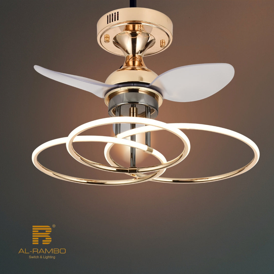 Ceiling Light with Fan - 8072