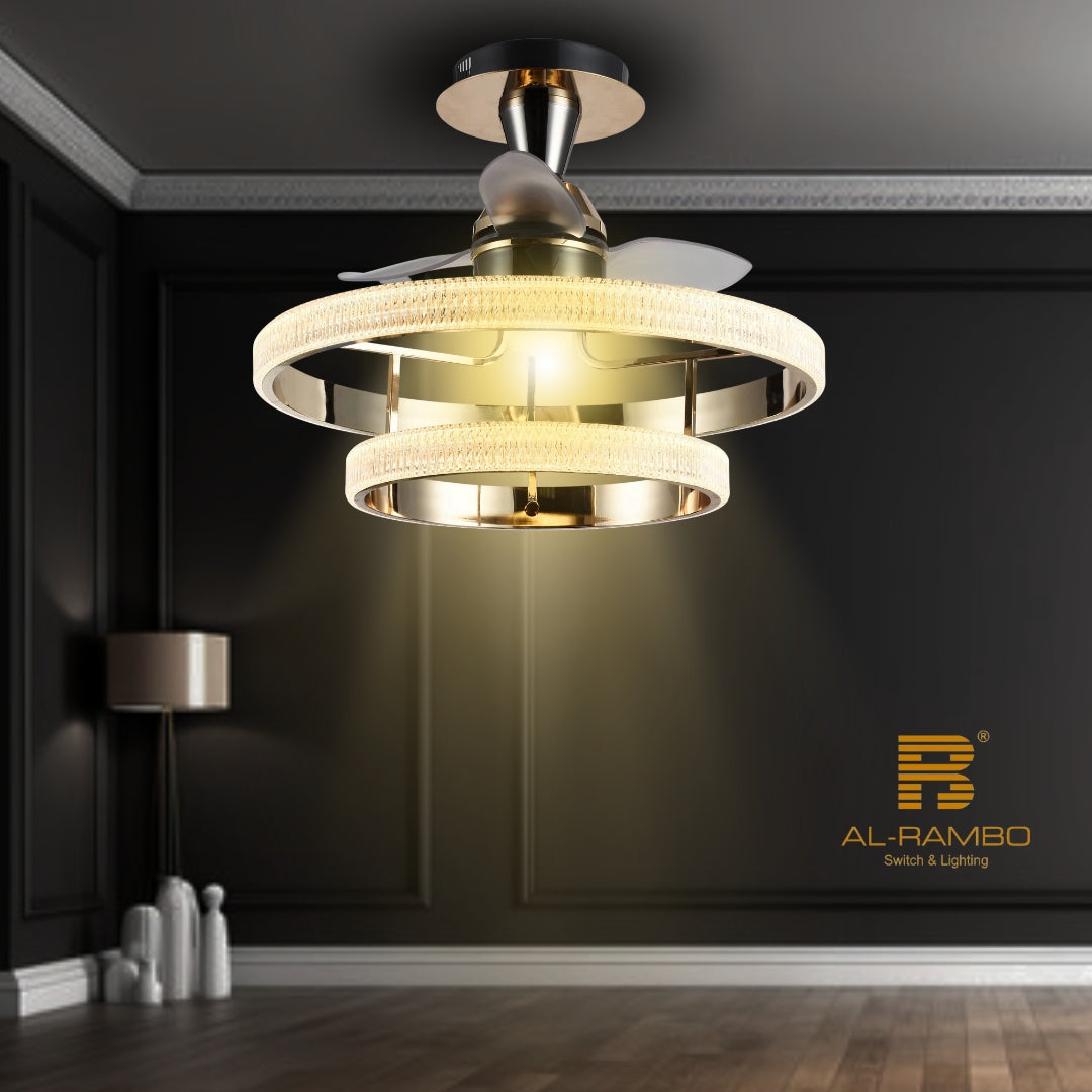 Ceiling Light with Fan - 8115