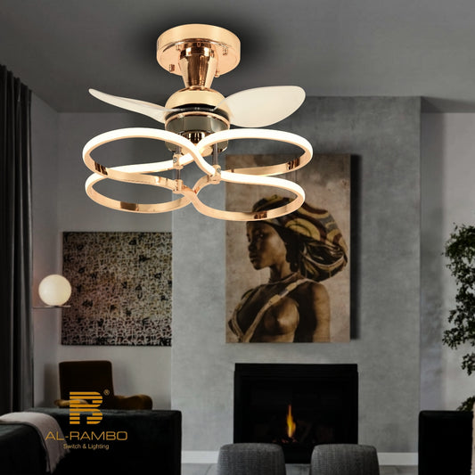 Ceiling Light with Fan - 8120