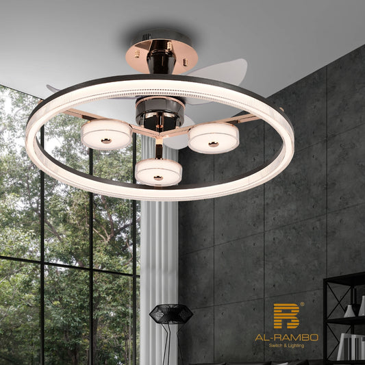 Ceiling Light with Fan - 8222-800