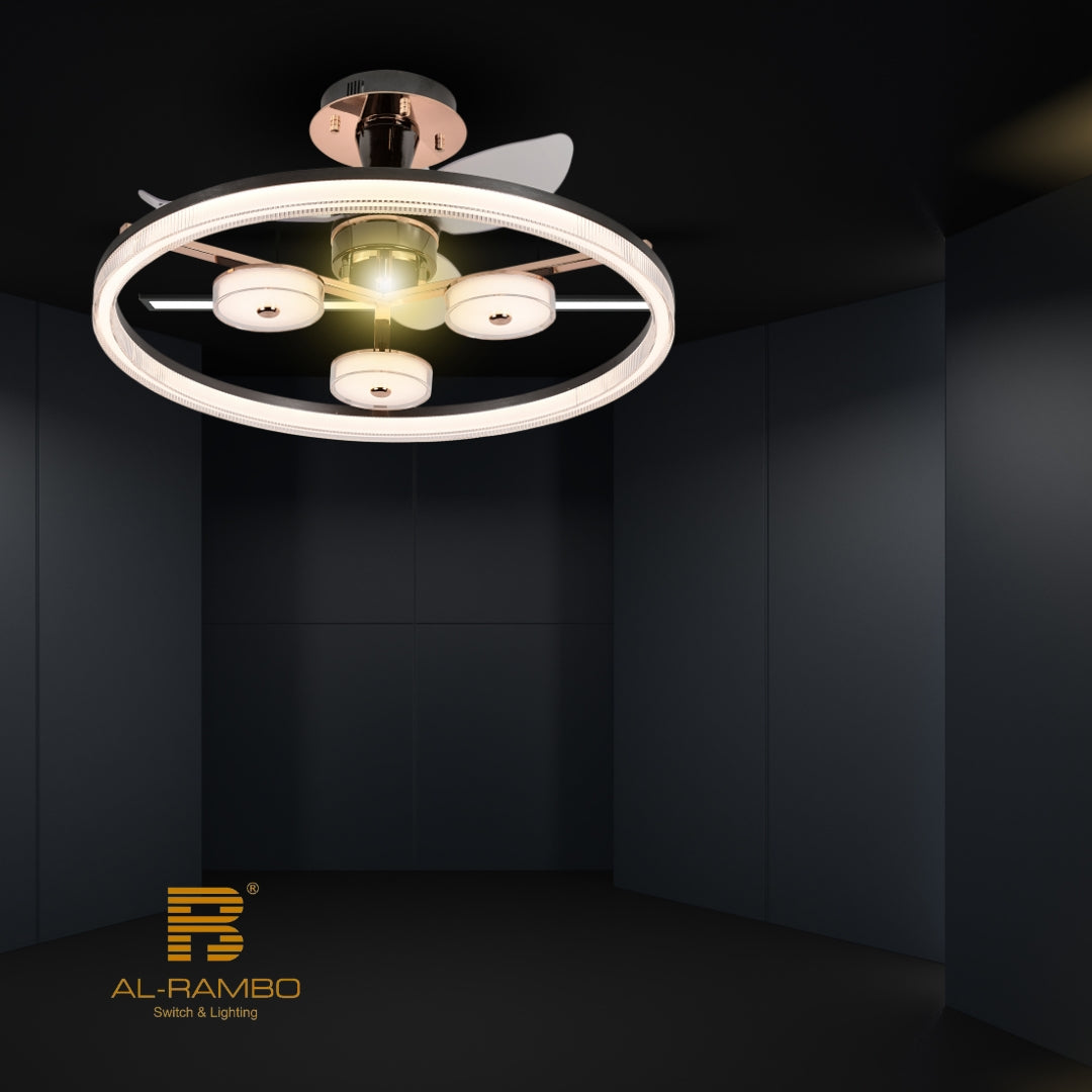 Ceiling Light with Fan - 8222-800