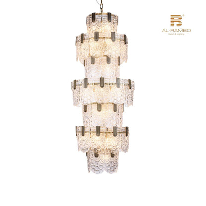 Iconic Art Deco Design Big Chandelier - 96106-30