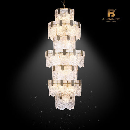 Iconic Art Deco Design Big Chandelier - 96106-30