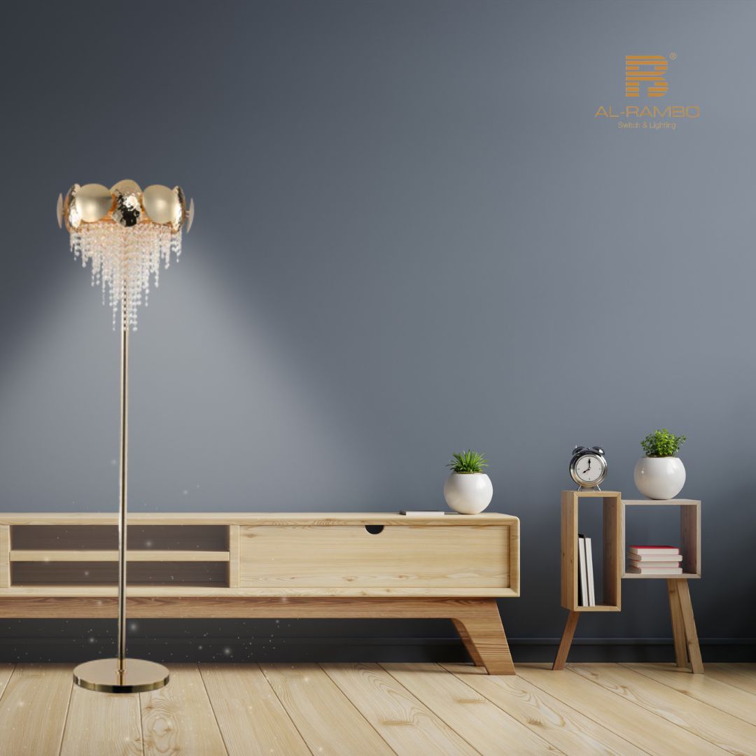 Luxuries Floor Lamp With High Quality Crystal -  96216-L6