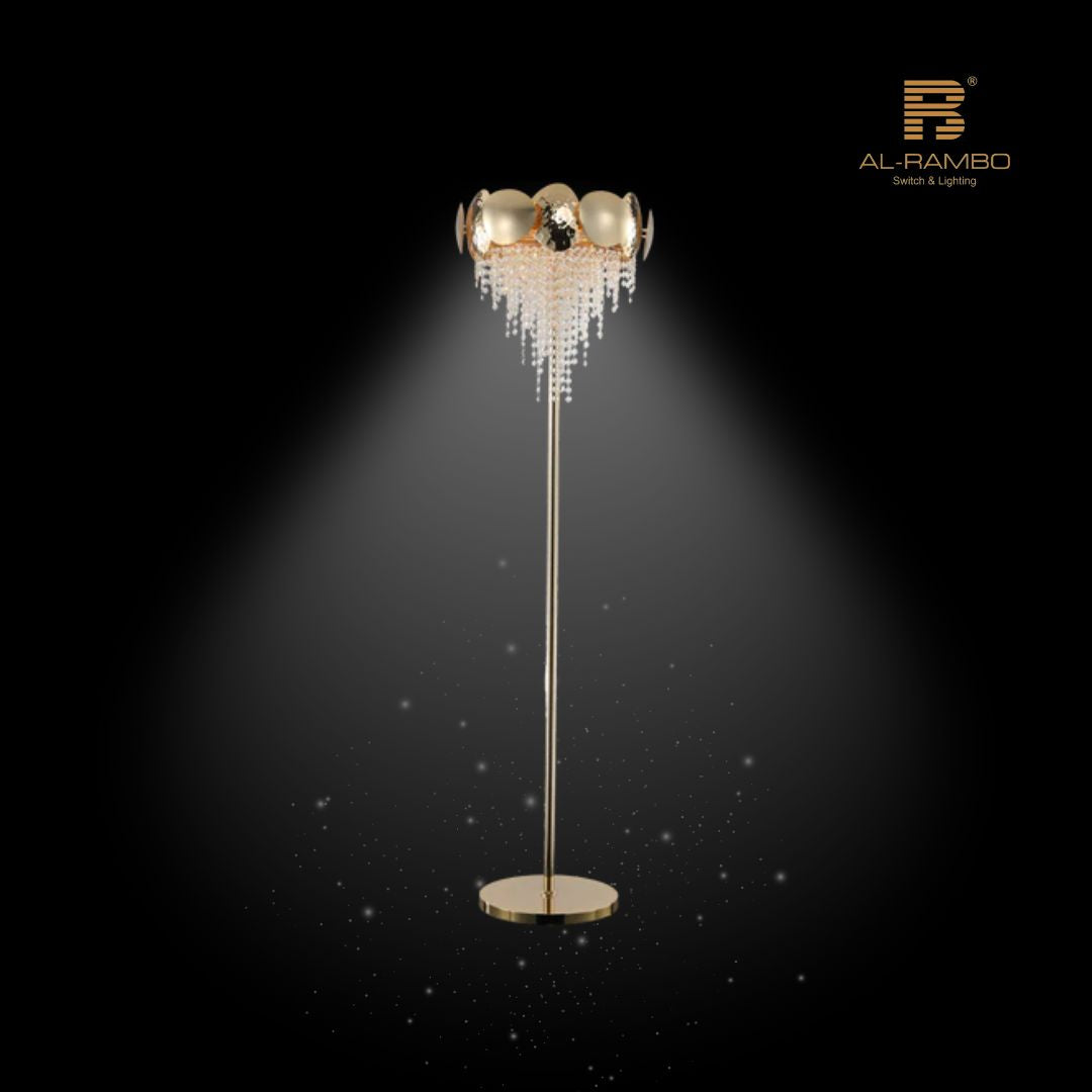 Luxuries Floor Lamp With High Quality Crystal -  96216-L6