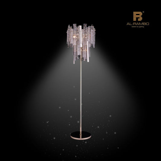 Premium Floor Lamp with High Quality Glass - 96259-L6+3+3