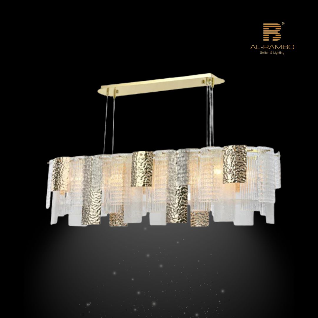 Elegant Art Deco Design Premium Materials Chandelier - 96293-17