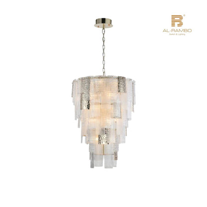 Elegant Art Deco Design Chandelier - 96293-4+4+4