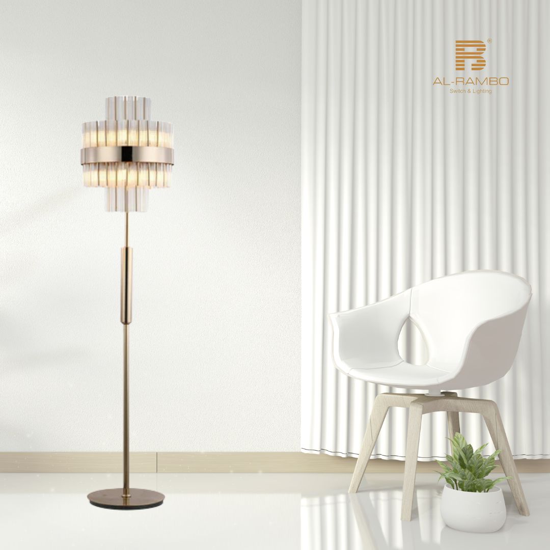 Sleek Modern Design Floor Lamp 96312-L8+8