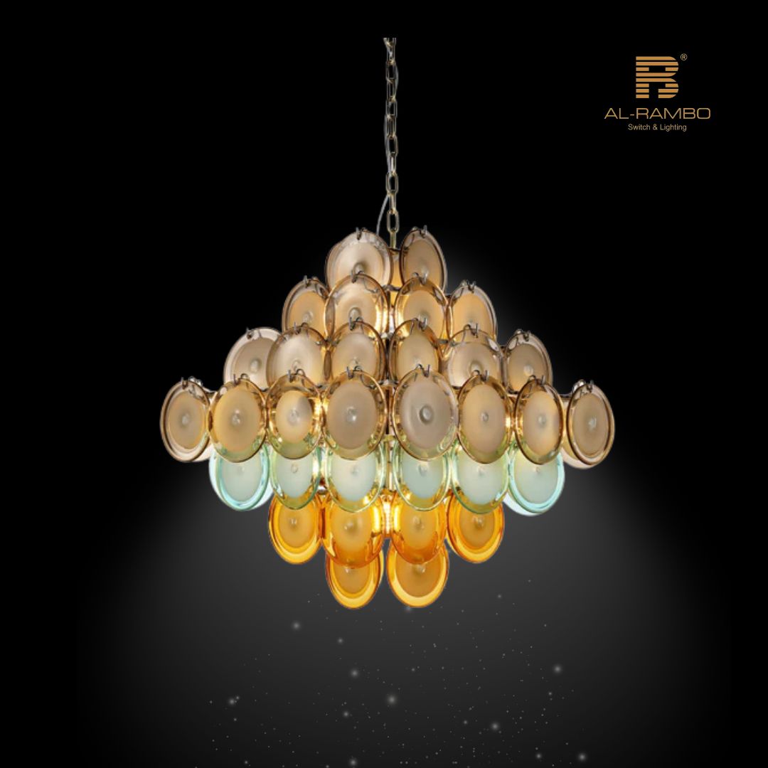 Elegant Art Deco Design Premium Build Quality Chandelier - 96503-4+8+4+1