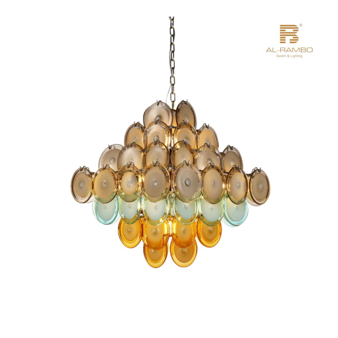 Elegant Art Deco Design Premium Build Quality Chandelier - 96503-4+8+4+1